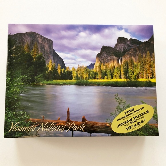 Yosemite National Park Jigsaw Puzzle 18"x24" Valley View w Poster NEW SEALED - Picture 1 of 4